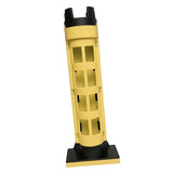 Maxbell Fishing Box Rod Stand Detachable Lightweight Mount Supplies Equipment yellow