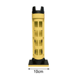 Maxbell Fishing Box Rod Stand Detachable Lightweight Mount Supplies Equipment yellow