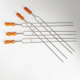 Maxbell 6x Roasting Sticks BBQ Skewers Barbecue Grill Forks for Grilling Outdoor