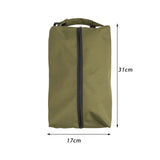 Maxbell Travel Shoes Bag Shoe Storage Organizer Water Resistant for Gym Outdoor Dark Green
