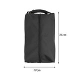 Maxbell Travel Shoes Bag Shoe Storage Organizer Water Resistant for Gym Outdoor Black
