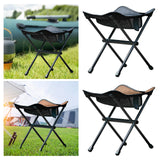 Maxbell Folding Chair Lightweight with Storage Bag Camping Stool for Outdoor Camping Black