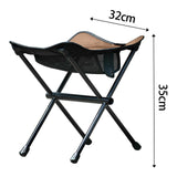 Maxbell Folding Chair Lightweight with Storage Bag Camping Stool for Outdoor Camping Brown
