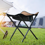 Maxbell Folding Chair Lightweight with Storage Bag Camping Stool for Outdoor Camping Brown