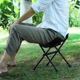 Maxbell Folding Chair Lightweight with Storage Bag Camping Stool for Outdoor Camping Brown