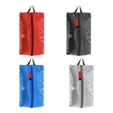Maxbell Camping Shoe Bag with Zipper Durable Shoes Classified Organizer for Trip Red
