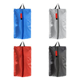 Maxbell Camping Shoe Bag with Zipper Durable Shoes Classified Organizer for Trip Red