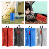 Maxbell Camping Shoe Bag with Zipper Durable Shoes Classified Organizer for Trip Red