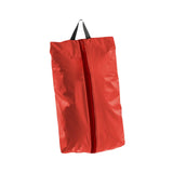 Maxbell Camping Shoe Bag with Zipper Durable Shoes Classified Organizer for Trip Red