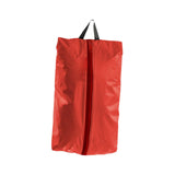 Maxbell Camping Shoe Bag with Zipper Durable Shoes Classified Organizer for Trip Red