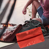 Maxbell Camping Shoe Bag with Zipper Durable Shoes Classified Organizer for Trip Red