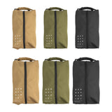 Maxbell Camping Shoe Bags Shoes Classified Organizer Shoes Pouches for Gym Sport Trip Khaki S
