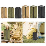 Maxbell Camping Shoe Bags Shoes Classified Organizer Shoes Pouches for Gym Sport Trip Khaki S