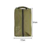 Maxbell Camping Shoe Bags Shoes Classified Organizer Shoes Pouches for Gym Sport Trip Green S