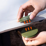 Maxbell Camping magnet Hook Camping Accessories for Outdoor Indoor BBQ Backpacking green