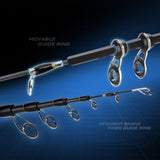 Maxbell Telescopic Fishing Rod Surf Casting Fishing Rod Carbon Fiber Lightweight 2.1m