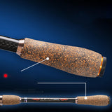 Maxbell Telescopic Fishing Rod Surf Casting Fishing Rod Carbon Fiber Lightweight 2.1m