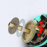 Maxbell Fishing Baitcasting Reel Gear Ratio 6.6:1 9+1BB Salt/freshwater Casting Reel Right Hand
