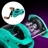 Maxbell Fishing Baitcasting Reel Gear Ratio 6.6:1 9+1BB Salt/freshwater Casting Reel Right Hand