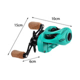 Maxbell Fishing Baitcasting Reel Gear Ratio 6.6:1 9+1BB Salt/freshwater Casting Reel Right Hand