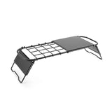 Maxbell Folding Campfire Grill Retractable Camping Cooking Grate for BBQ Backpacking