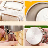 Maxbell Camping Cup Tea Water Cup 304Stainless Steel Portable for Backpacking Hiking 600ml
