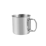 Maxbell Camping Cup Tea Water Cup 304Stainless Steel Portable for Backpacking Hiking 600ml