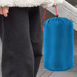 Maxbell Nylon Compression Sack for Sleeping Bag Ditty Bags with Dust Flap for Travel XL Blue
