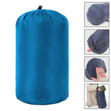 Maxbell Nylon Compression Sack for Sleeping Bag Ditty Bags with Dust Flap for Travel XL Blue