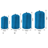 Maxbell Nylon Compression Sack for Sleeping Bag Ditty Bags with Dust Flap for Travel XL Blue