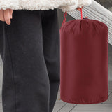 Maxbell Nylon Compression Sack for Sleeping Bag Ditty Bags with Dust Flap for Travel S Red