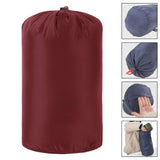Maxbell Nylon Compression Sack for Sleeping Bag Ditty Bags with Dust Flap for Travel S Red
