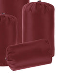 Maxbell 4x Nylon Compression Stuff Sack Lightweight Sleeping Bags Storage for Travel red