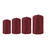 Maxbell 4x Nylon Compression Stuff Sack Lightweight Sleeping Bags Storage for Travel red