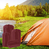 Maxbell 4x Nylon Compression Stuff Sack Lightweight Sleeping Bags Storage for Travel red