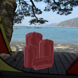 Maxbell 4x Nylon Compression Stuff Sack Lightweight Sleeping Bags Storage for Travel red