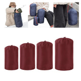 Maxbell 4x Nylon Compression Stuff Sack Lightweight Sleeping Bags Storage for Travel red