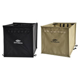 Maxbell Throw Line Bag Basket Foldable Rock Climbing Rope Bag for Outdoor BBQ Hiking Black