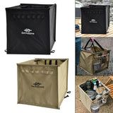 Maxbell Throw Line Bag Basket Foldable Rock Climbing Rope Bag for Outdoor BBQ Hiking Black