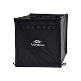 Maxbell Throw Line Bag Basket Foldable Rock Climbing Rope Bag for Outdoor BBQ Hiking Black