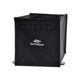 Maxbell Throw Line Bag Basket Foldable Rock Climbing Rope Bag for Outdoor BBQ Hiking Black