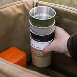 Maxbell Stainless Steel Mug Portable Lightweight Coffee Tea Water Cup for Travel BBQ Green