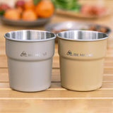 Maxbell Stainless Steel Mug Portable Lightweight Coffee Tea Water Cup for Travel BBQ Green