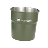Maxbell Stainless Steel Mug Portable Lightweight Coffee Tea Water Cup for Travel BBQ Green