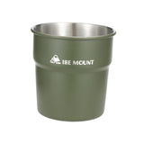 Maxbell Stainless Steel Mug Portable Lightweight Coffee Tea Water Cup for Travel BBQ Green