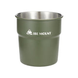 Maxbell Stainless Steel Mug Portable Lightweight Coffee Tea Water Cup for Travel BBQ Green