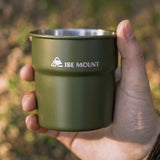 Maxbell Stainless Steel Mug Portable Lightweight Coffee Tea Water Cup for Travel BBQ Green