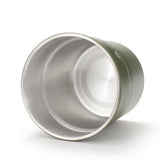 Maxbell Stainless Steel Mug Portable Lightweight Coffee Tea Water Cup for Travel BBQ Green