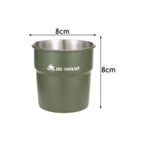 Maxbell Stainless Steel Mug Portable Lightweight Coffee Tea Water Cup for Travel BBQ Green