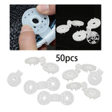 Maxbell 50x Shade Net Clips Holder Fixing Buckle Tarp Clips for Boat Cover Tarpaulin